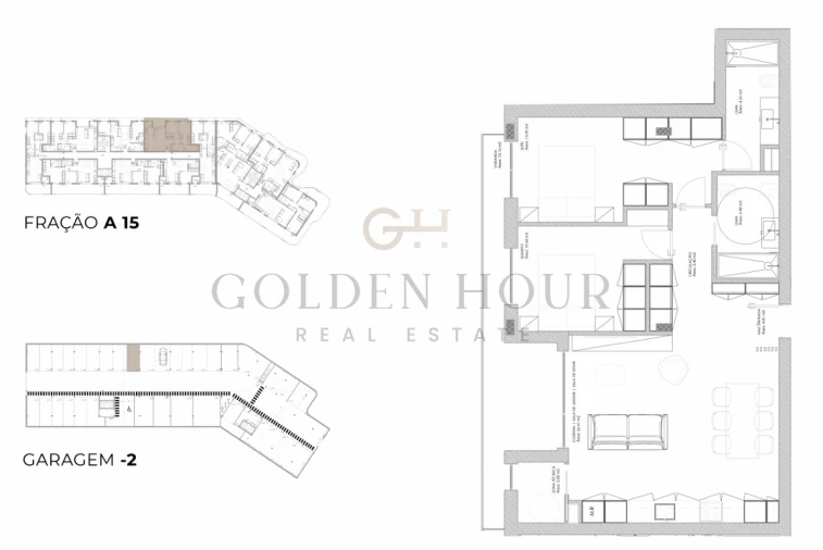 Apartamento T2 para Venda em Oliveira do Douro Planta 1