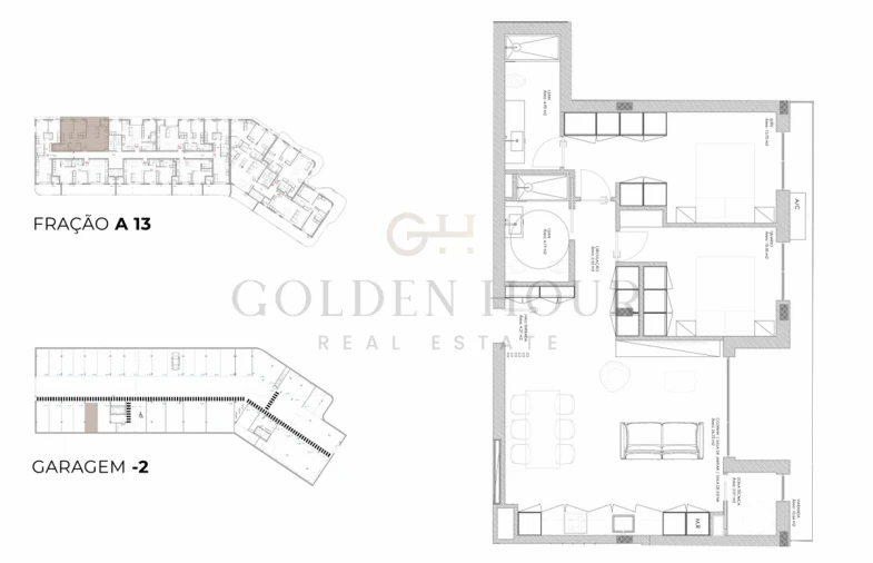 Apartamento T2 para Venda em Oliveira do Douro Planta 1