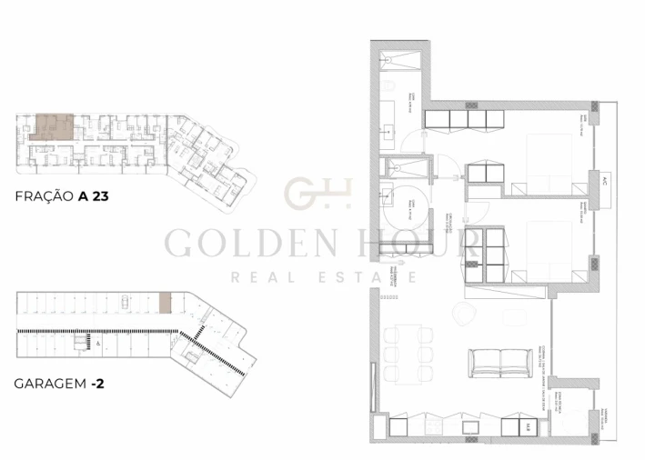 Apartamento T2 para Venda em Oliveira do Douro Planta 1