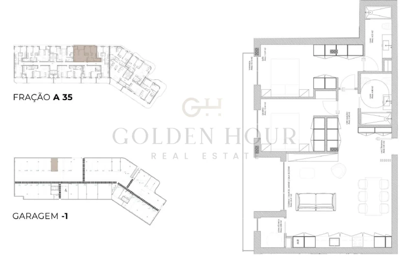 Apartamento T2 para Venda em Oliveira do Douro Planta 1