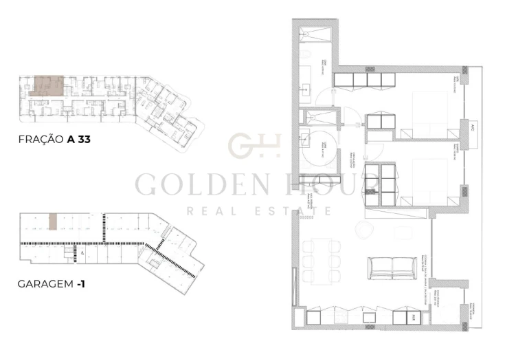 Apartamento T2 para Venda em Oliveira do Douro Planta 1