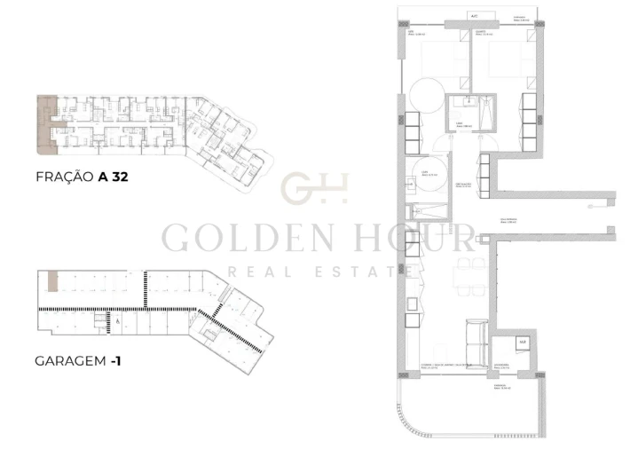 Apartamento T2 para Venda em Oliveira do Douro Planta 1