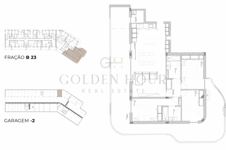 Apartamento T3 para Venda em Oliveira do Douro Planta 1