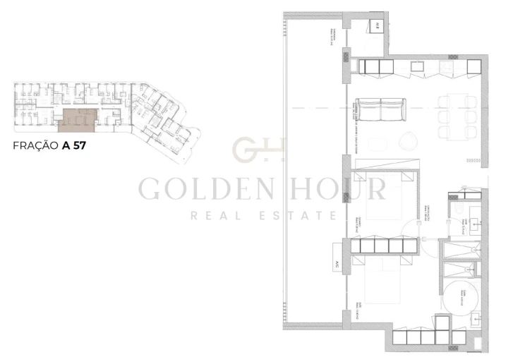 Apartamento T2 para Venda em Oliveira do Douro Planta 1