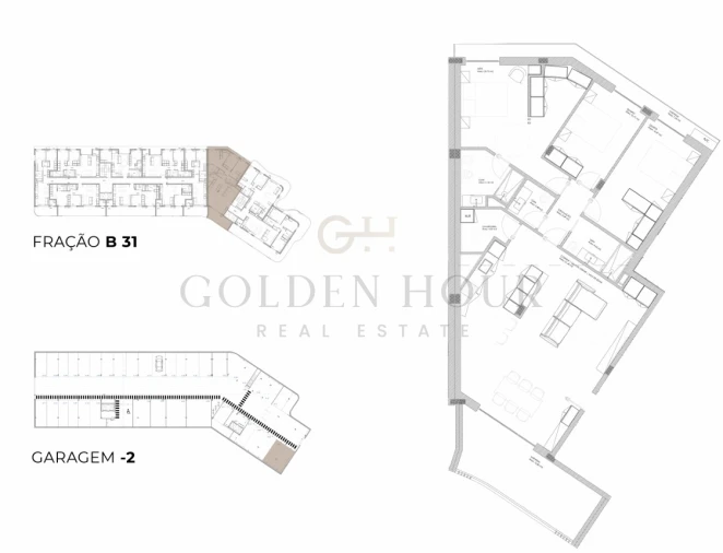 Apartamento T3 para Venda em Oliveira do Douro Planta 1