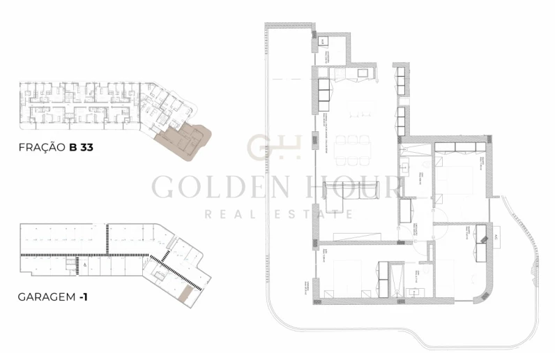 Apartamento T3 para Venda em Oliveira do Douro Planta 1