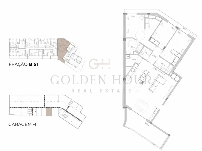 Apartamento T3 para Venda em Oliveira do Douro Planta 1