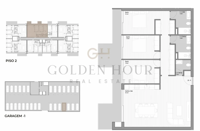 Apartamento T3 para Venda em Valongo Planta 1
