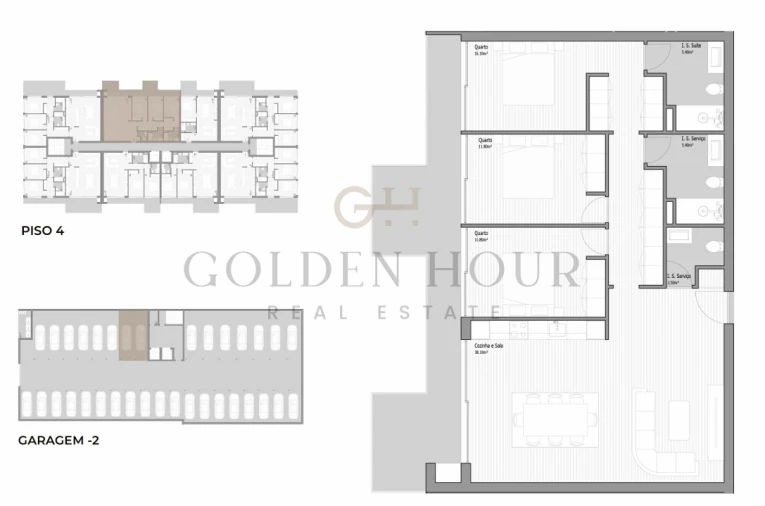 Apartamento T3 para Venda em Valongo Planta 1