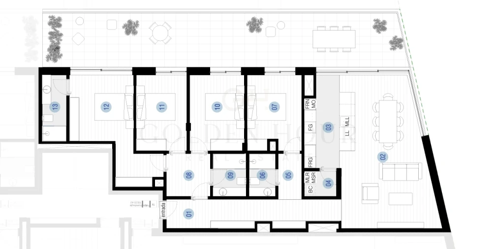 Apartamento T4 para Venda em Santa Marinha e São Pedro da Afurada Planta 1