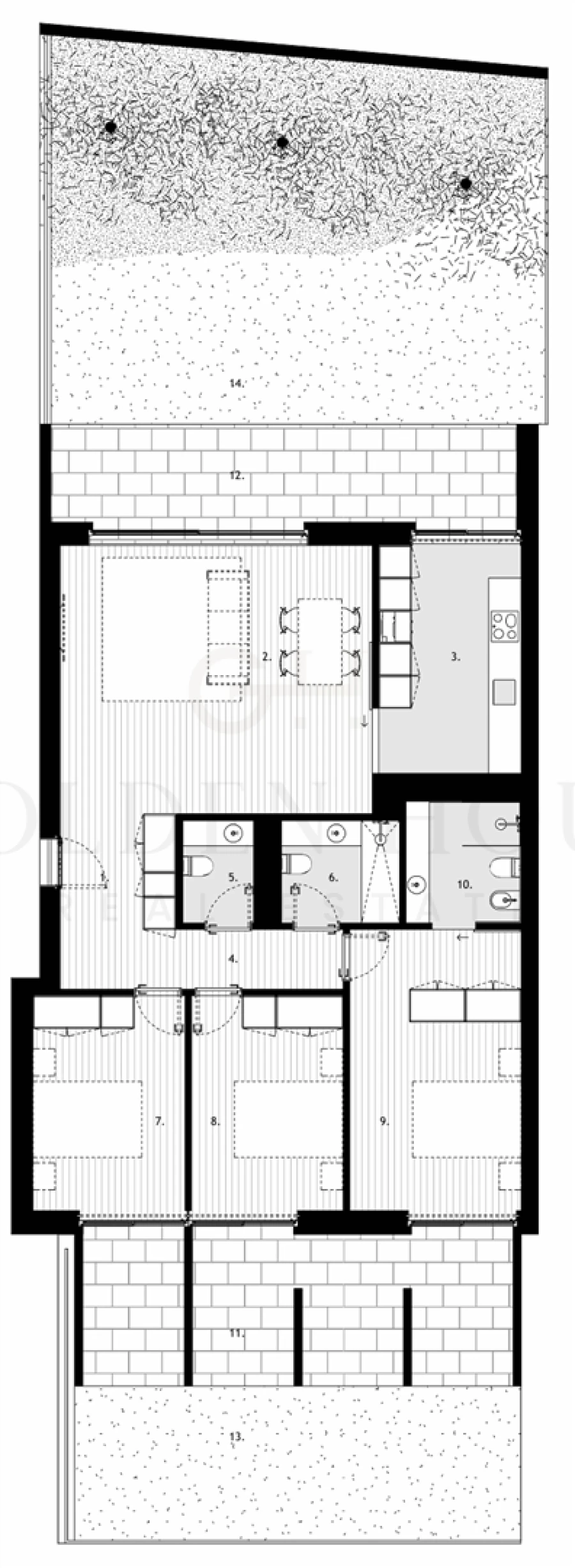 Apartamento T3 para Venda em Arcozelo Planta 1