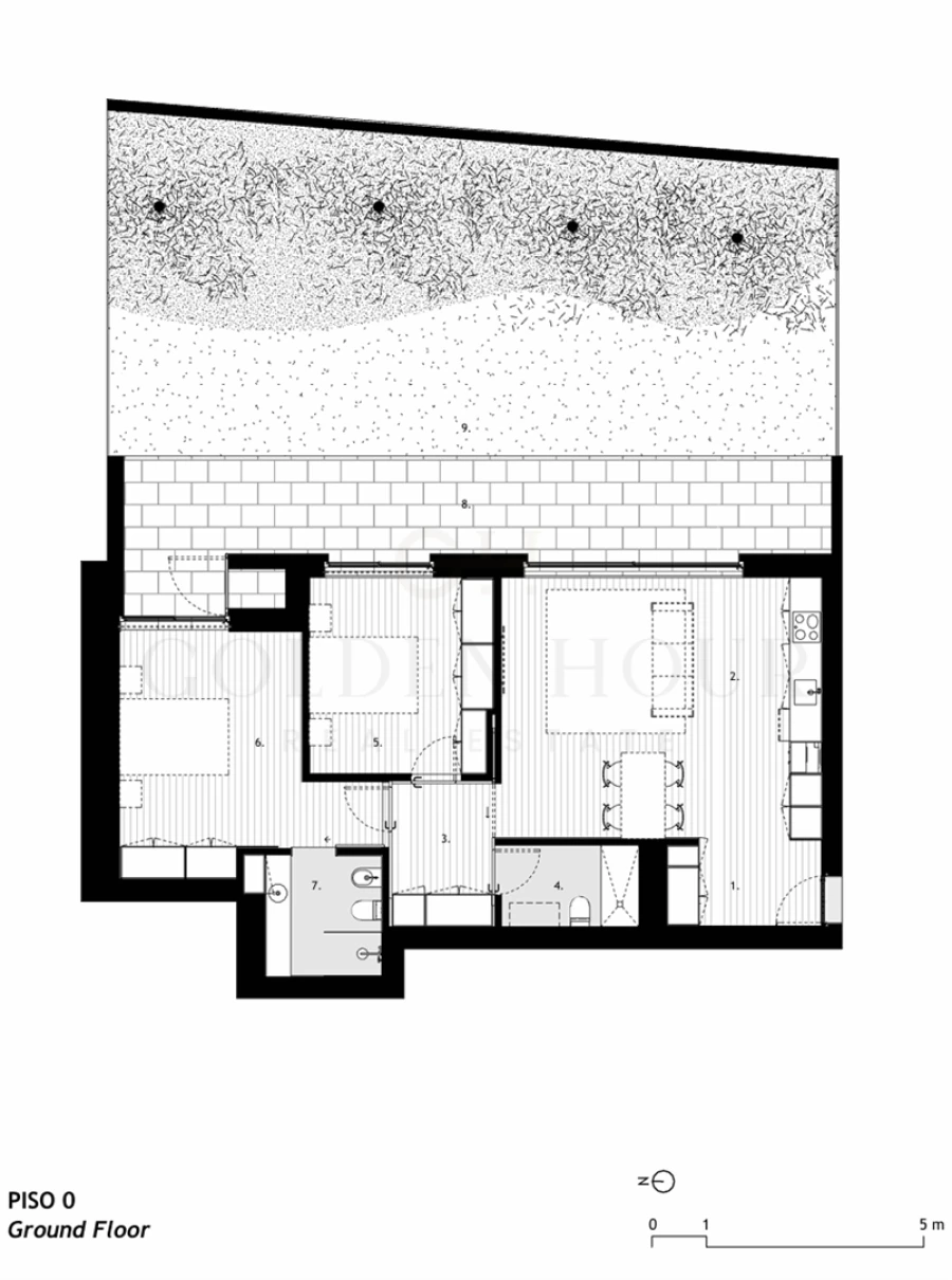 Apartamento T2 para Venda em Arcozelo Planta 1