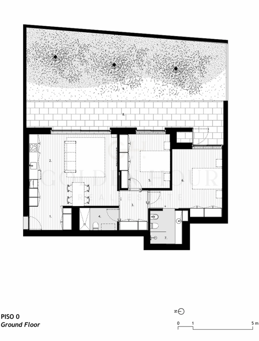 Apartamento T2 para Venda em Arcozelo Planta 1