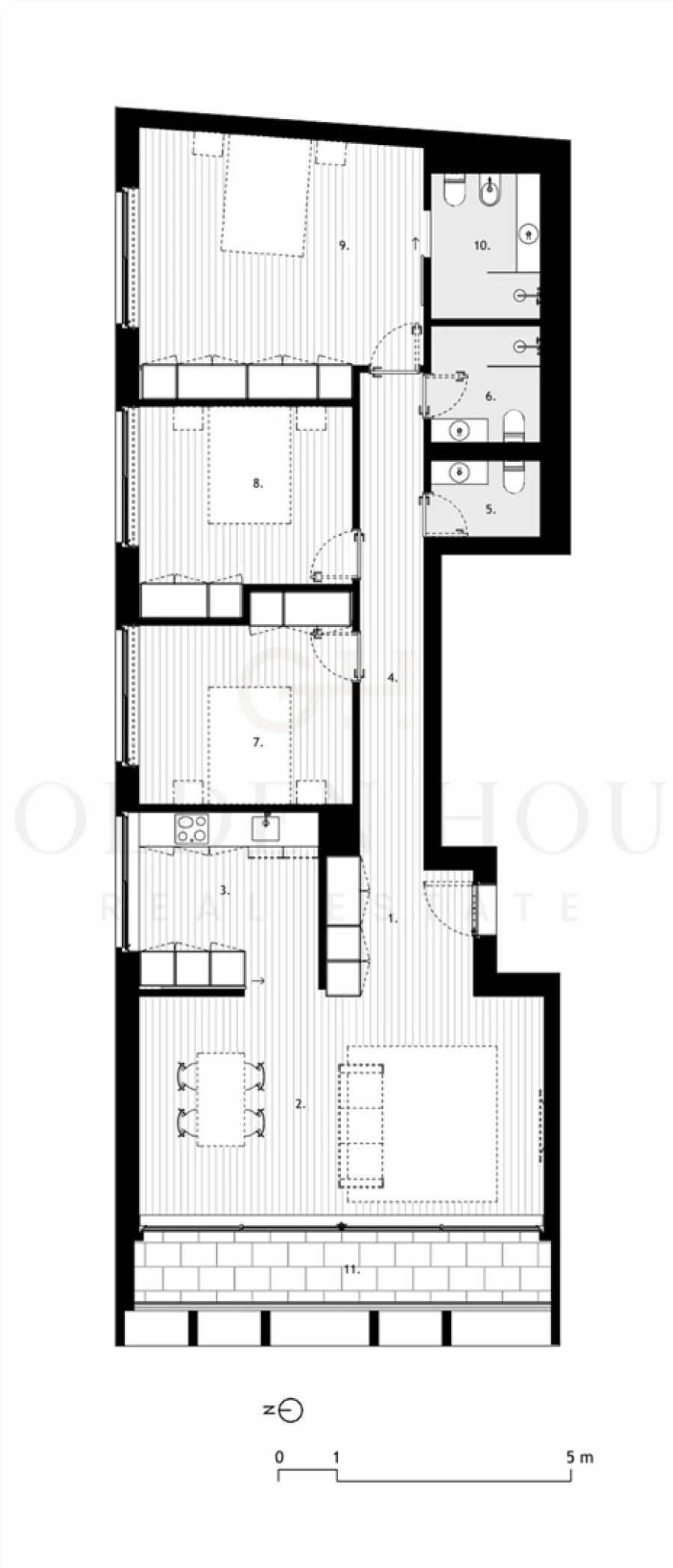 Apartamento T3 para Venda em Arcozelo Planta 1