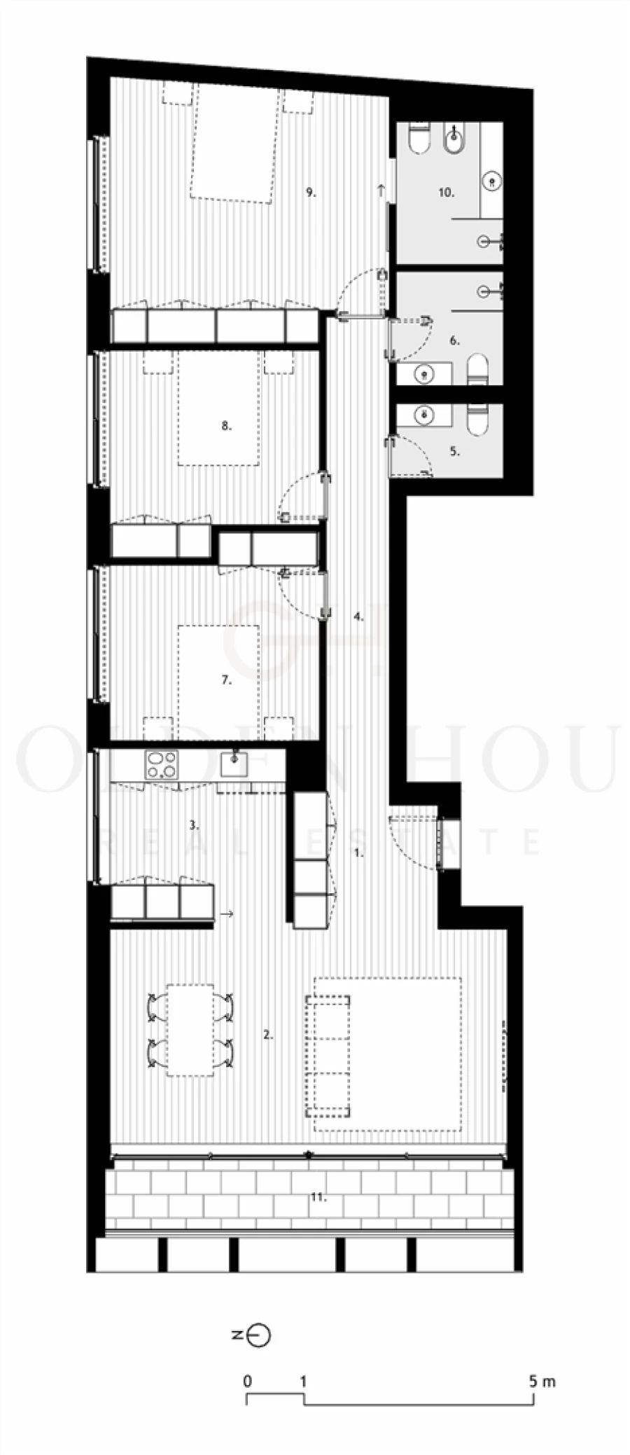 Apartamento T3 para Venda em Arcozelo Planta 1