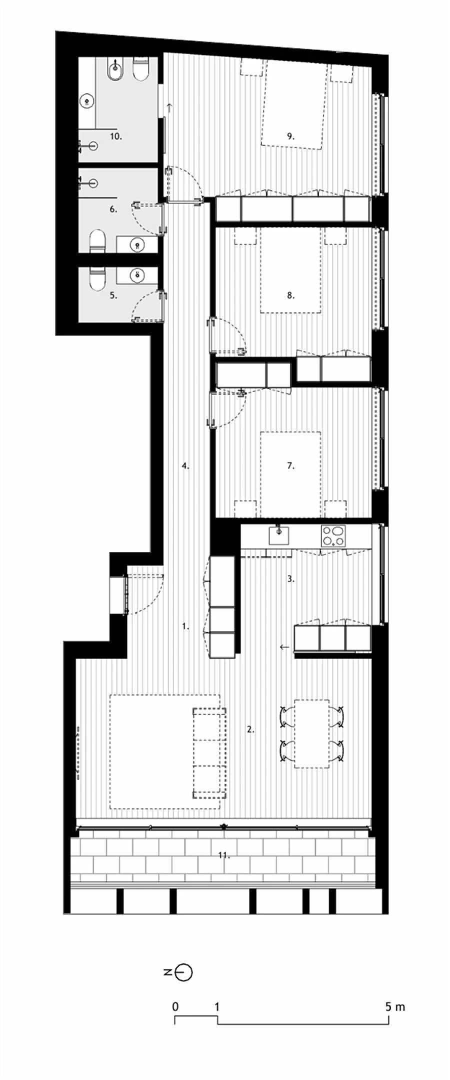 Apartamento T3 para Venda em Arcozelo Planta 1
