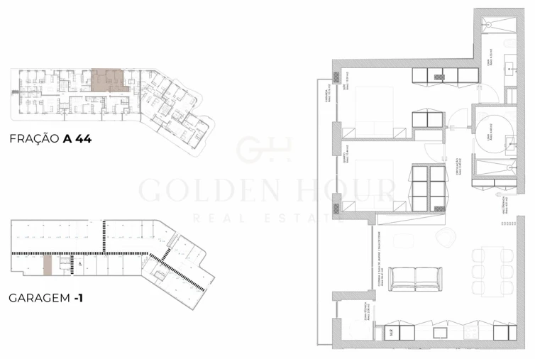 Apartamento T2 para Venda em Oliveira do Douro Planta 1