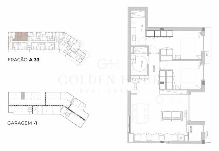 Apartamento T2 para Venda em Oliveira do Douro Planta 1