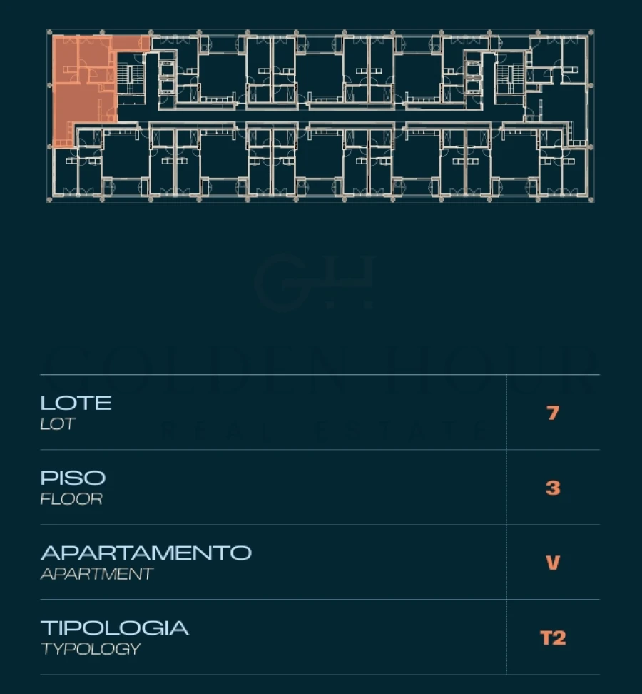 Apartamento T2 para Venda em Moreira Planta 2