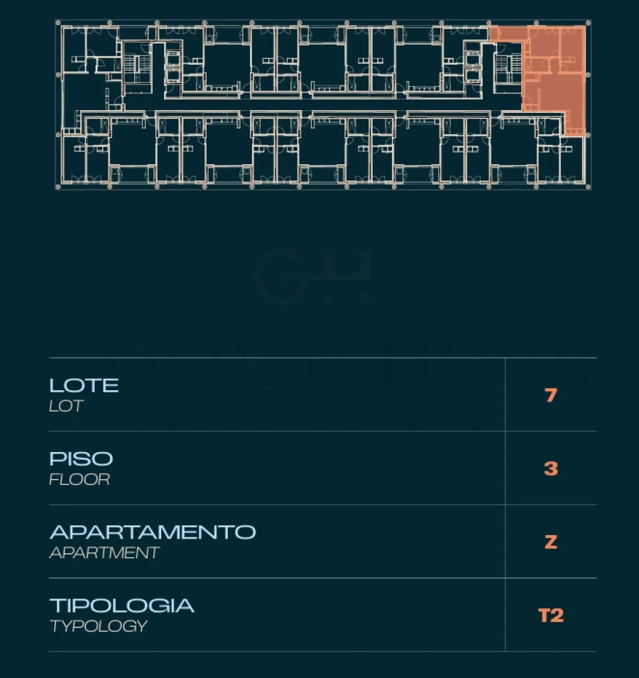 Apartamento T2 para Venda em Moreira Planta 2