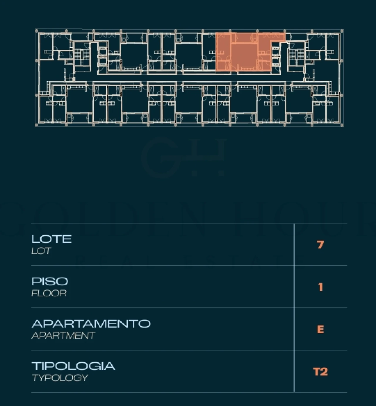 Apartamento T2 para Venda em Moreira Planta 2