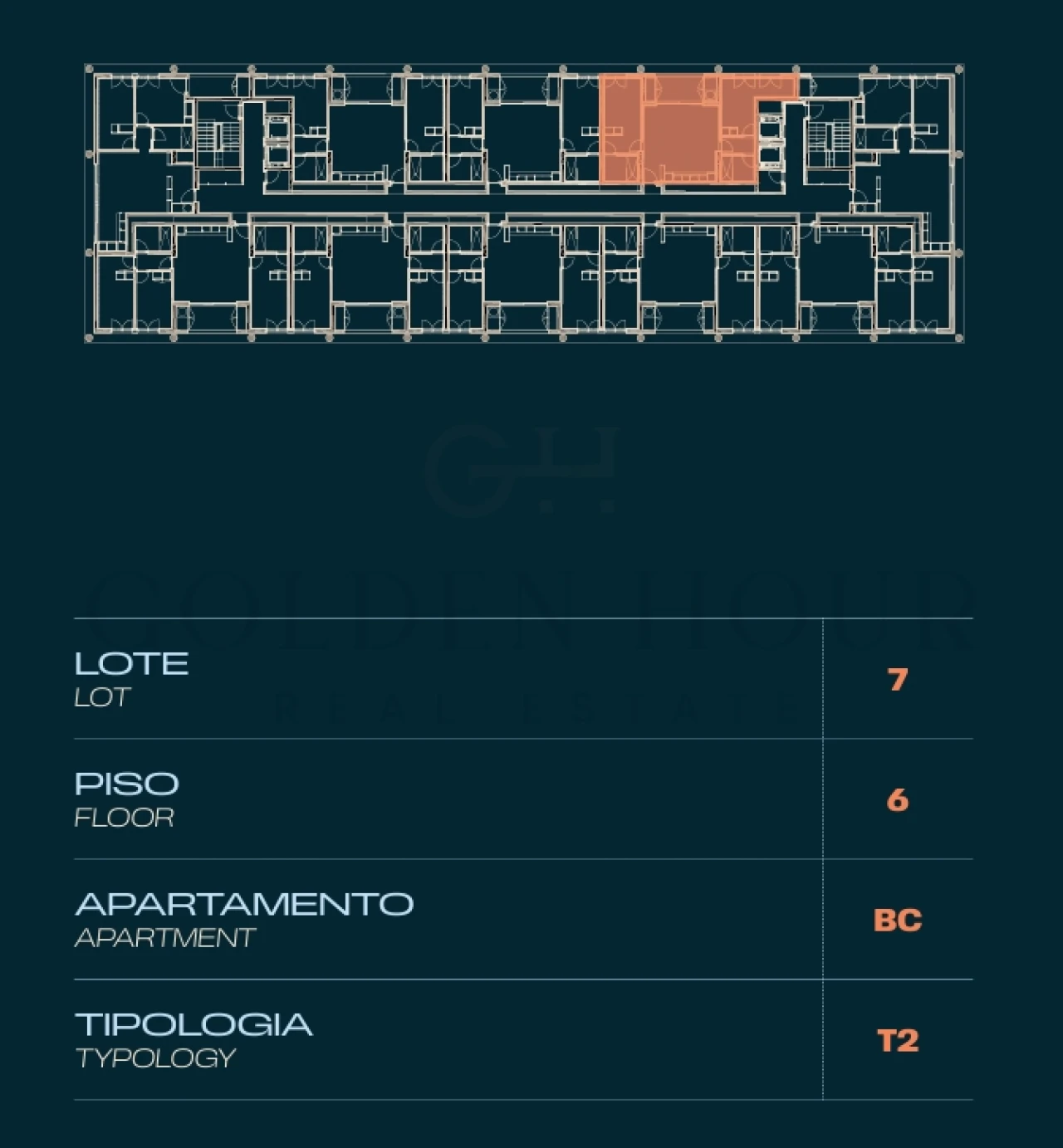 Apartamento T2 para Venda em Moreira Planta 2
