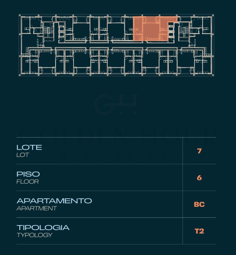 Apartamento T2 para Venda em Moreira Planta 2