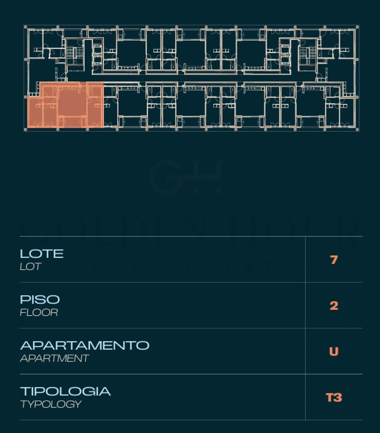 Apartamento T3 para Venda em Moreira Planta 2