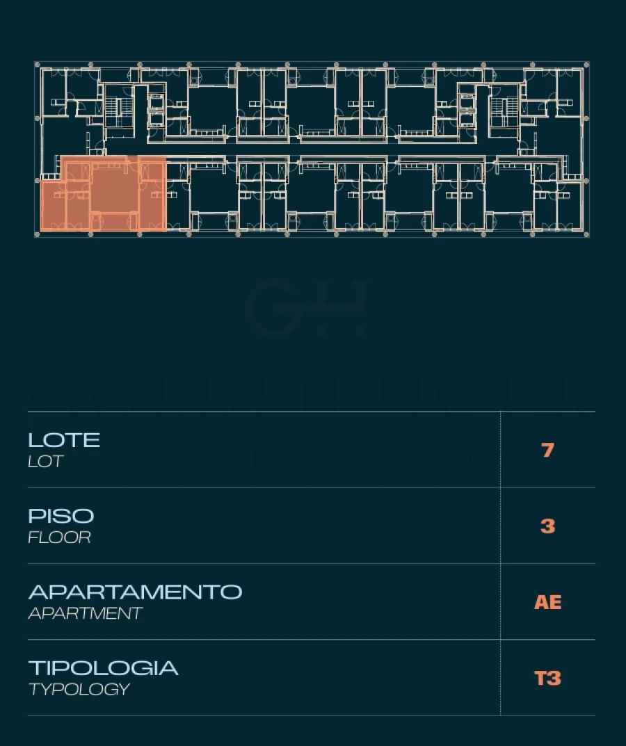 Apartamento T3 para Venda em Moreira Planta 2