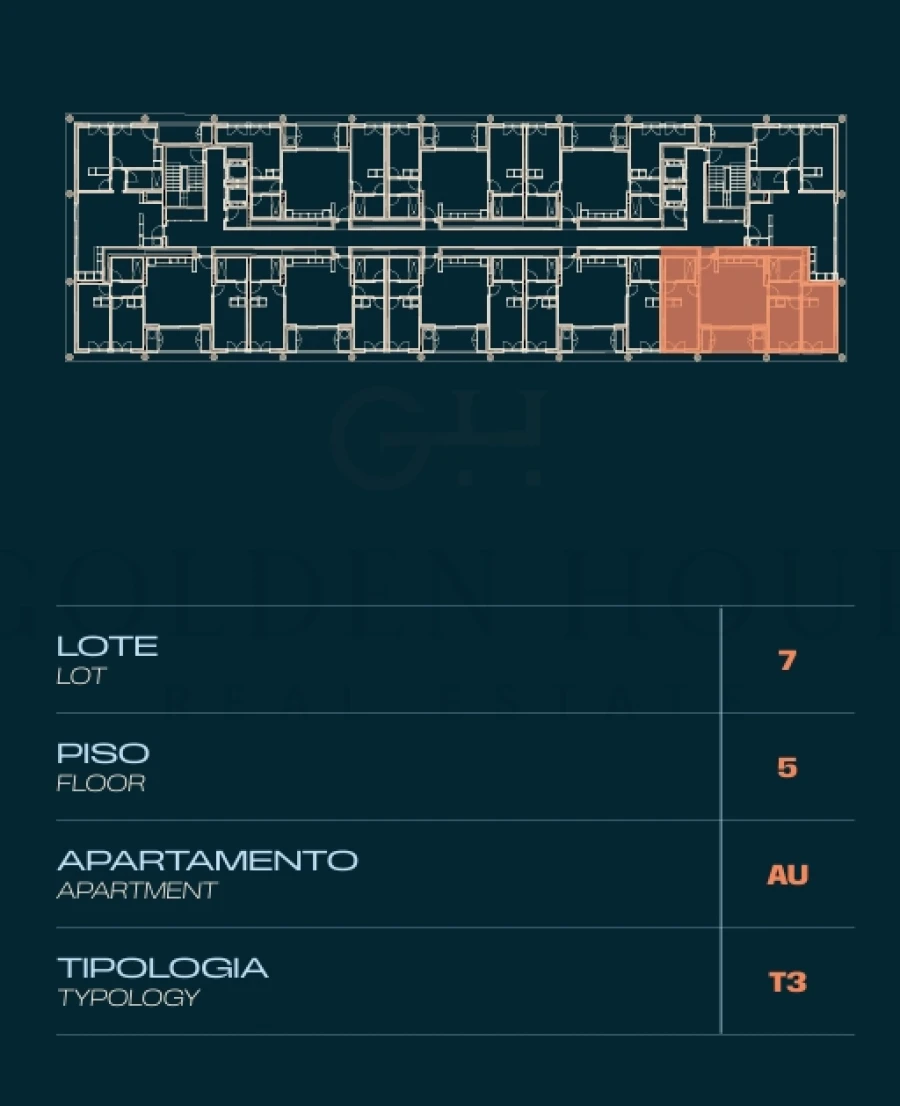 Apartamento T3 para Venda em Moreira Planta 2