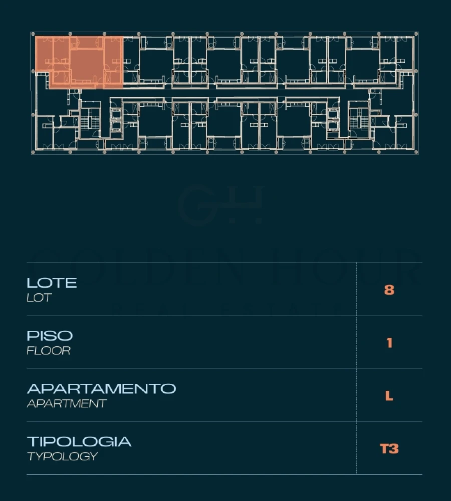 Apartamento T3 para Venda em Moreira Planta 2