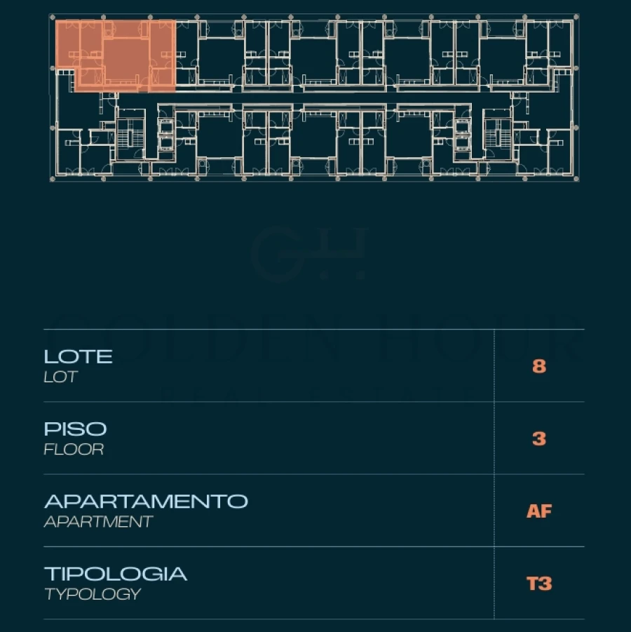 Apartamento T3 para Venda em Moreira Planta 2
