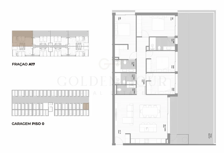 Apartamento T4 para Venda em Fânzeres e São Pedro da Cova Planta 1