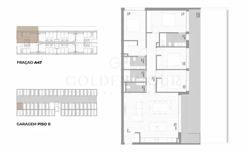 Apartamento T4 para Venda em Fânzeres e São Pedro da Cova Planta 1