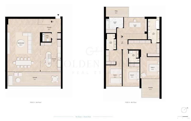 Apartamento T3 para Venda em Bonfim Planta 1