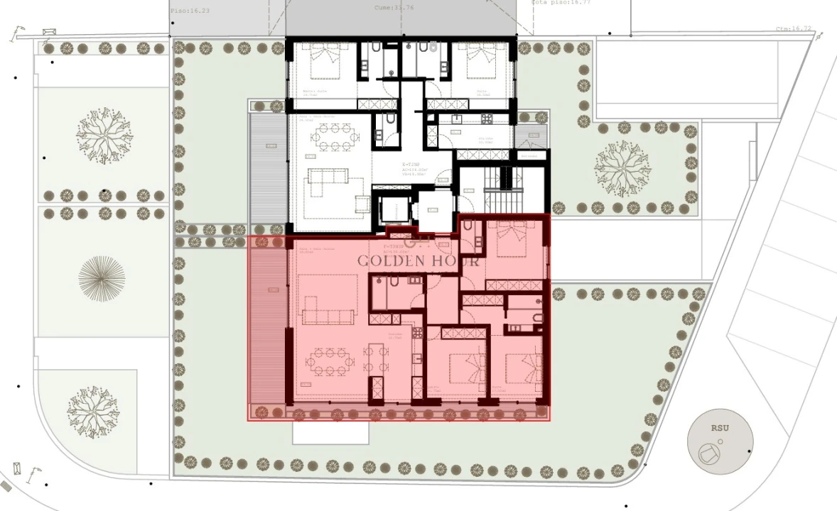 Apartamento T3 para Venda em São Felix da Marinha Planta 2