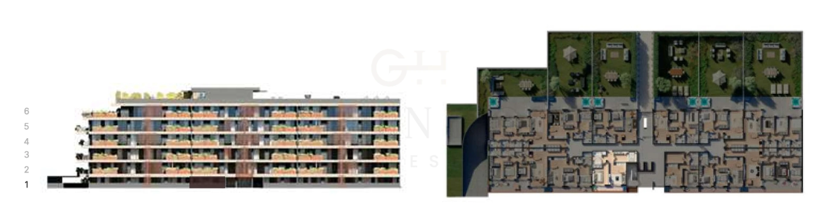 Apartamento T1 para Venda em Valongo Planta 2