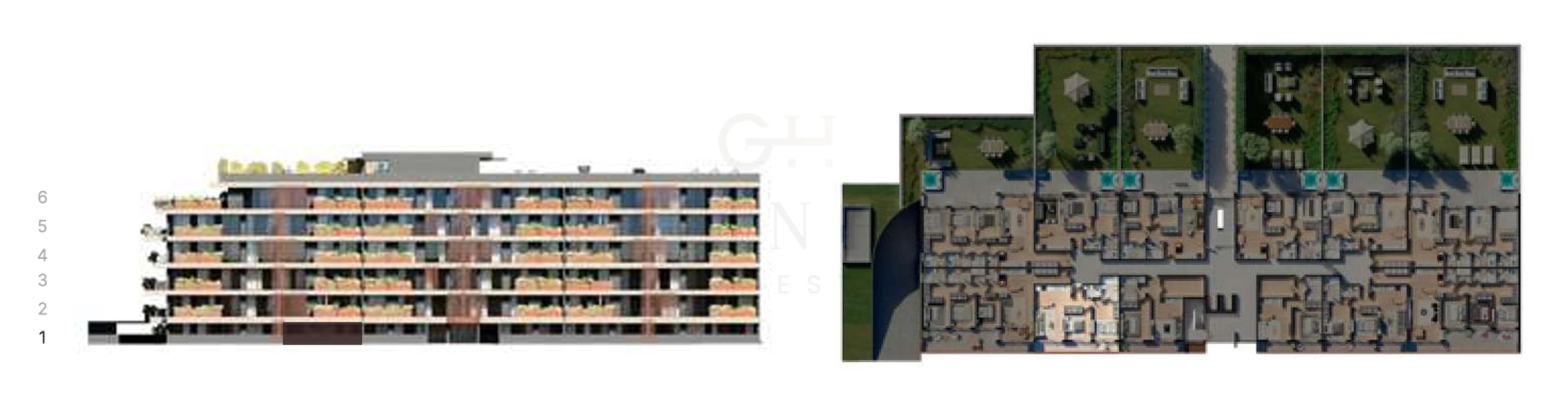 Apartamento T2 para Venda em Valongo Planta 2