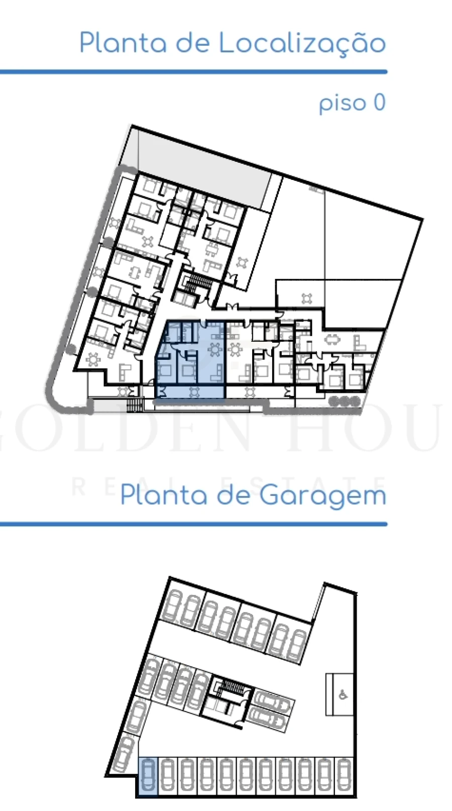 Apartamento T2 para Venda em Canidelo Planta 2