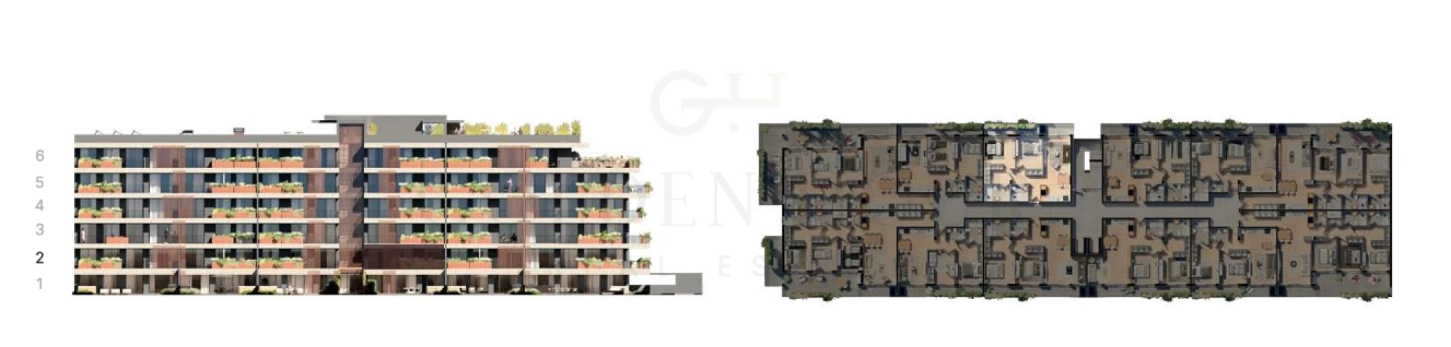 Apartamento T2 para Venda em Valongo Planta 2