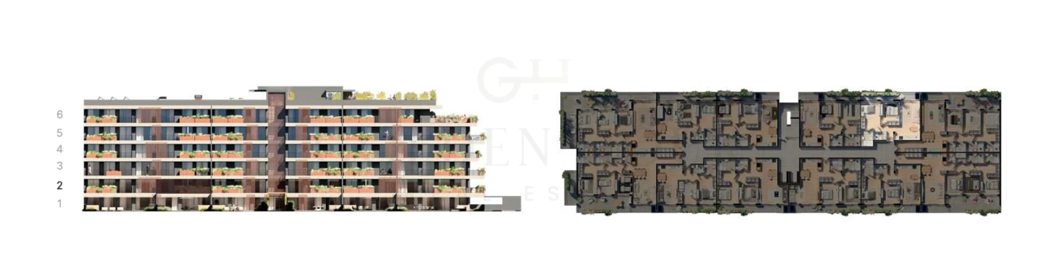 Apartamento T2 para Venda em Valongo Planta 2