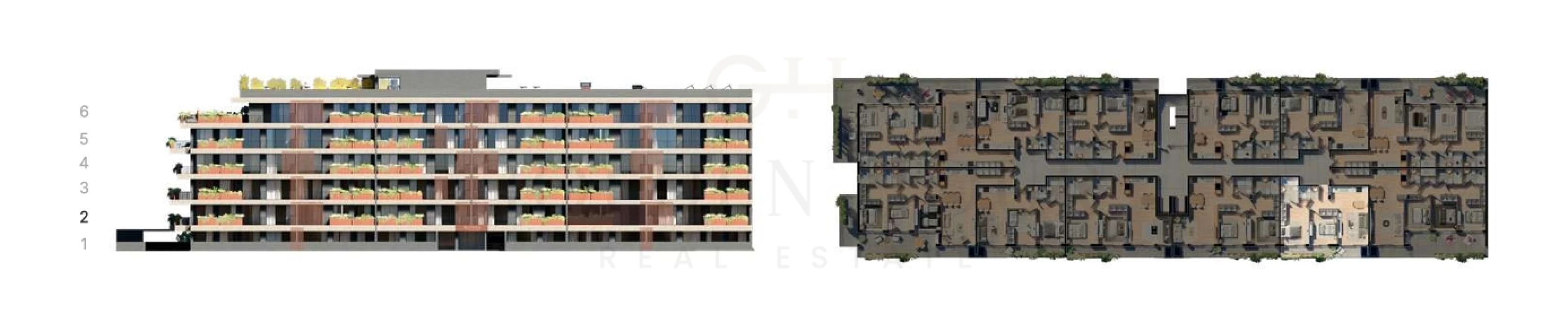 Apartamento T2 para Venda em Valongo Planta 2