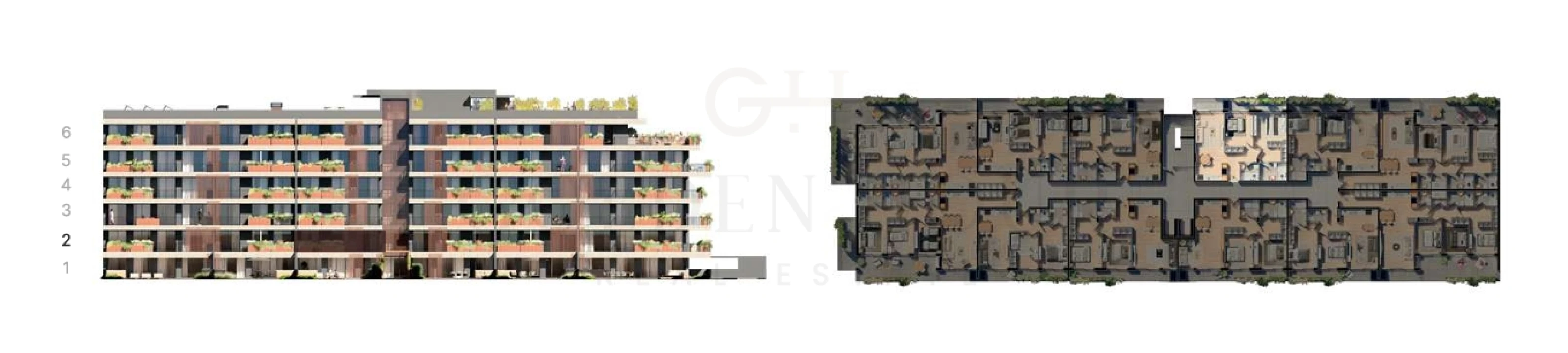 Apartamento T2 para Venda em Valongo Planta 2