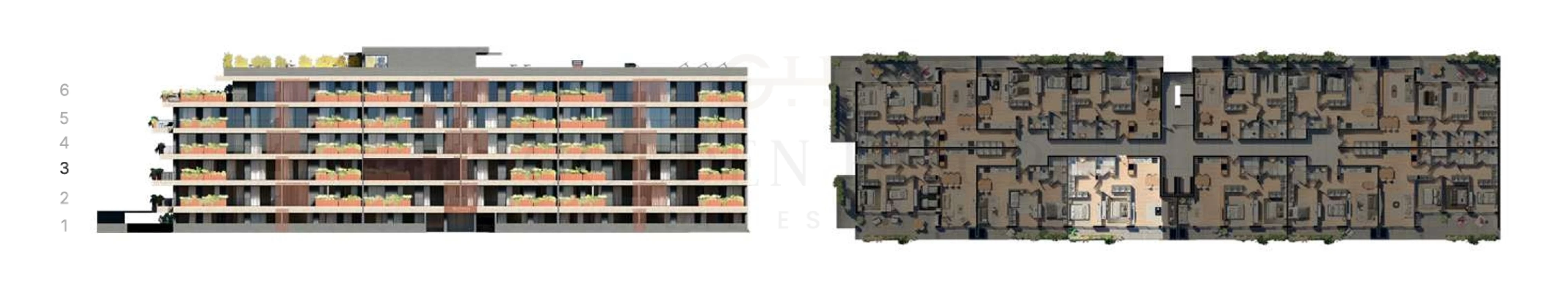 Apartamento T2 para Venda em Valongo Planta 2