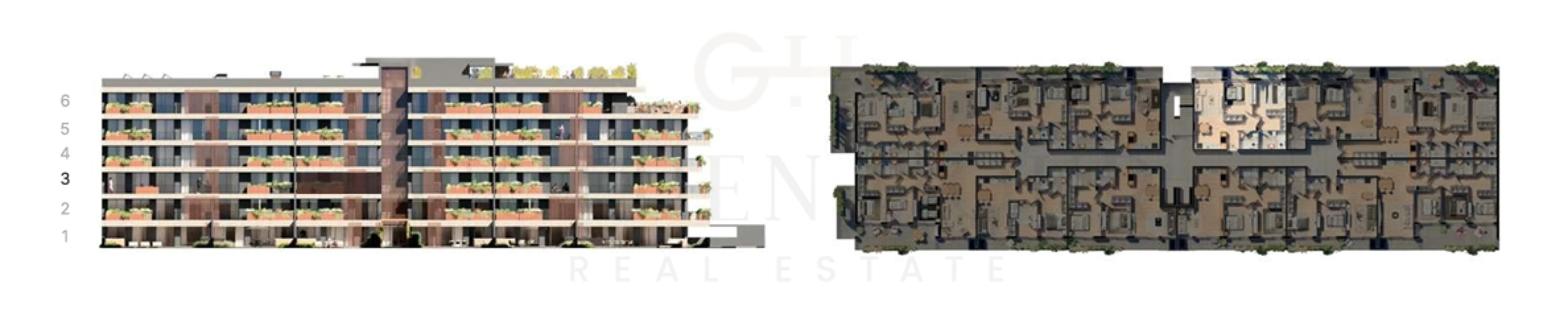 Apartamento T2 para Venda em Valongo Planta 2