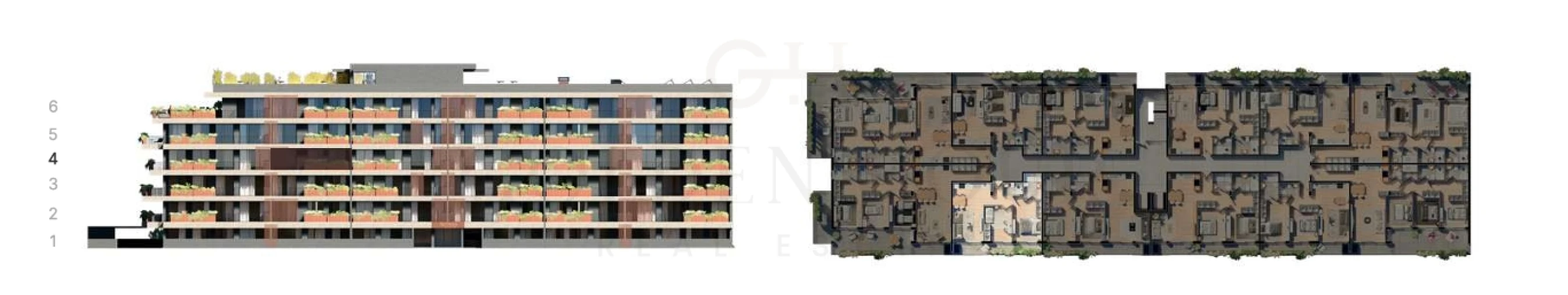 Apartamento T2 para Venda em Valongo Planta 2
