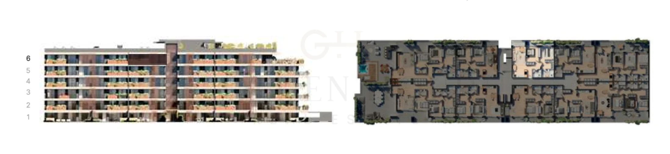 Apartamento T2 para Venda em Valongo Planta 2