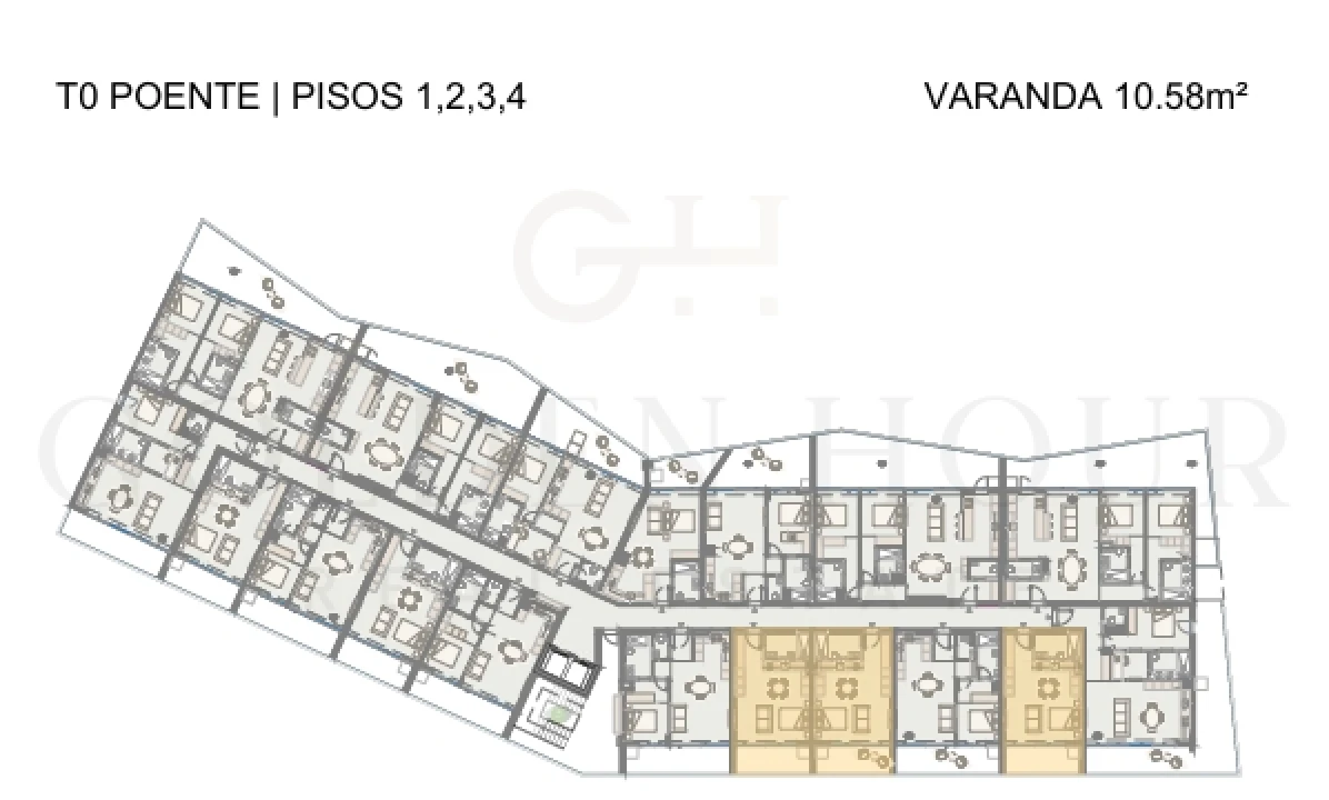 Apartamento T0 para Venda em Oliveira do Douro Planta 2