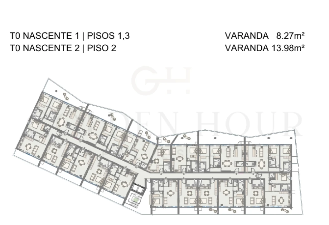 Apartamento T0 para Venda em Oliveira do Douro Planta 2