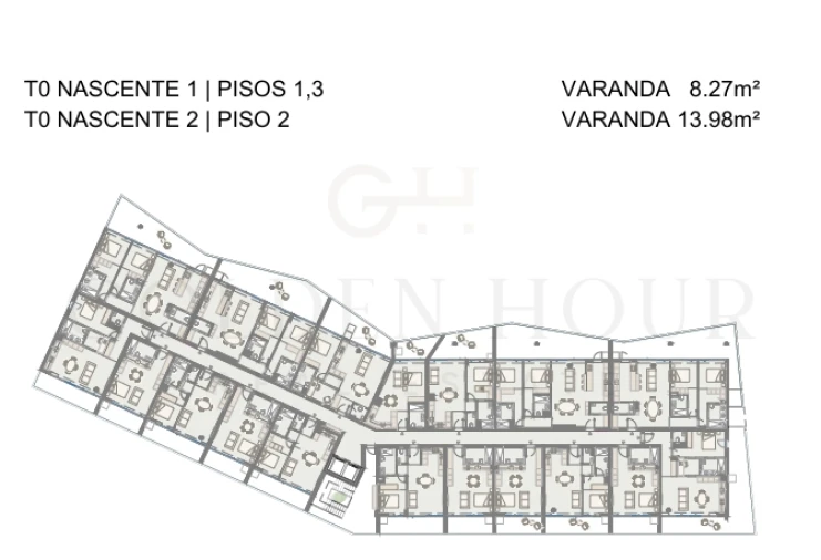 Apartamento T0 para Venda em Oliveira do Douro Planta 2